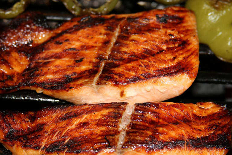 Grilled Fish Steaks