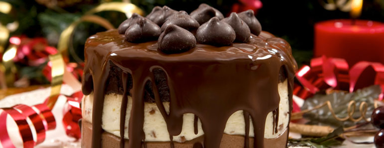 Christmas 3-Chocolate Mousse Cake