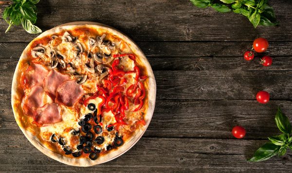 Four Seasons Pizza (Pizza Quattro Stagioni) - Italian Recipe