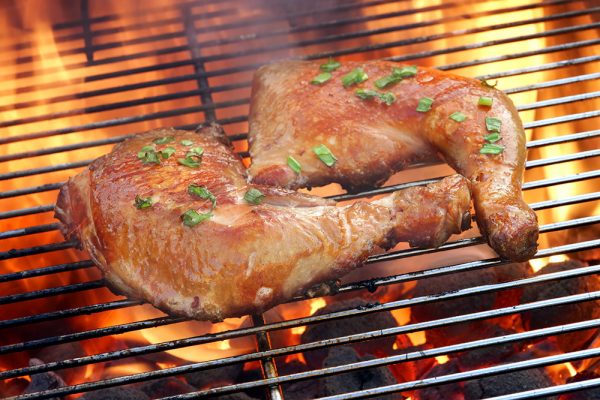 Grilled Chicken with Sweet Chili-Peach Glaze Recipe