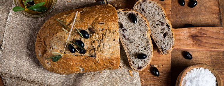 Homemade Olive Bread