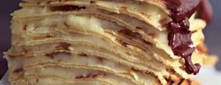 Perfect Chocolate Éclair Crepe Cake