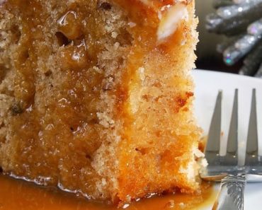 Grandma’s Apple Pound Cake with Caramel Glaze Recipe